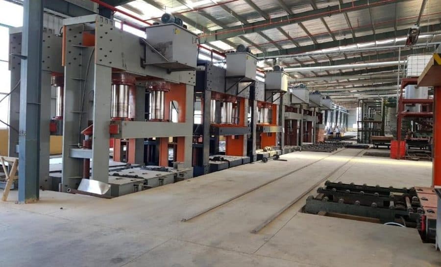LELOI plywood factory in Vietnam — production line 6
