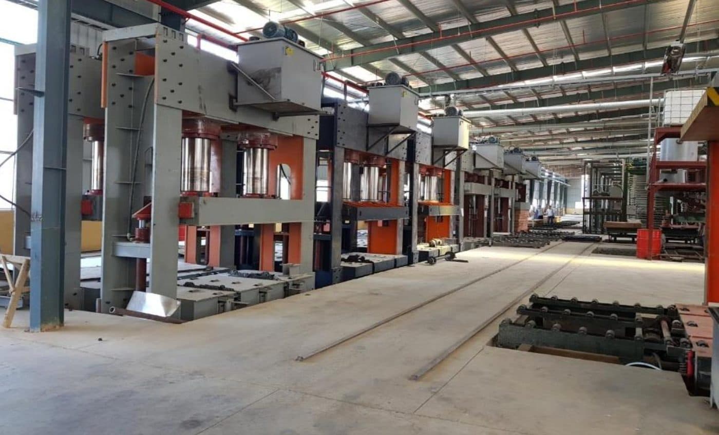 LELOI plywood factory in Vietnam — production line 6