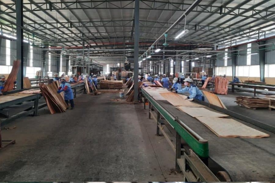 Production line at LELOI factory