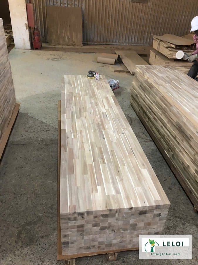Finger-Joint Panel — Acacia & Rubberwood 3 — LELOI Vietnam