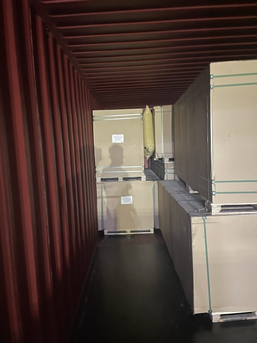 Plywood container loading at LELOI factory in Vietnam 4