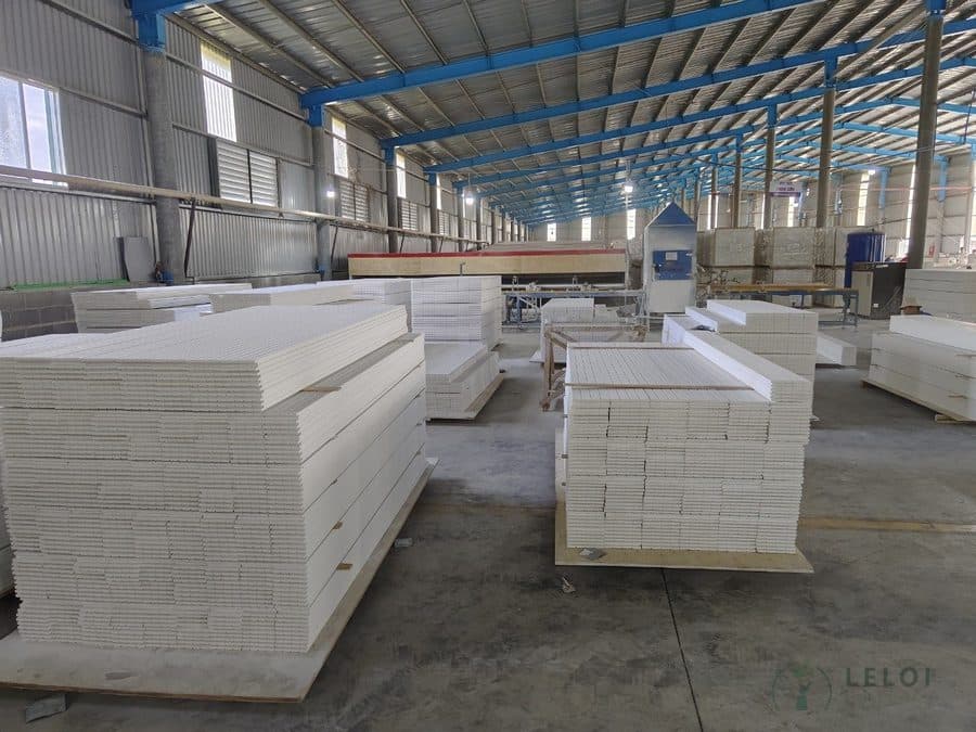 Primed Moulding (Finger-Joint) production at LELOI factory Vietnam