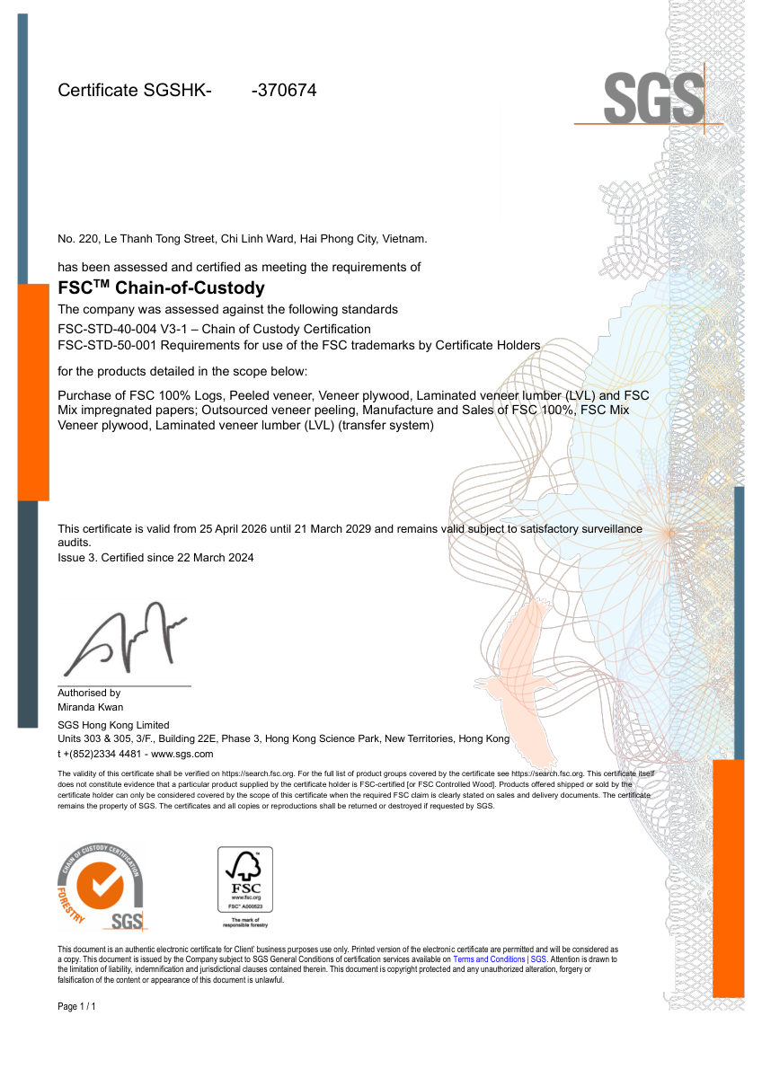 FSC Chain-of-Custody