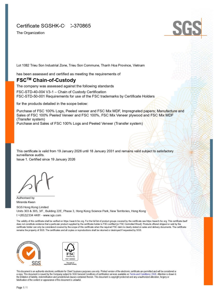 FSC Chain-of-Custody