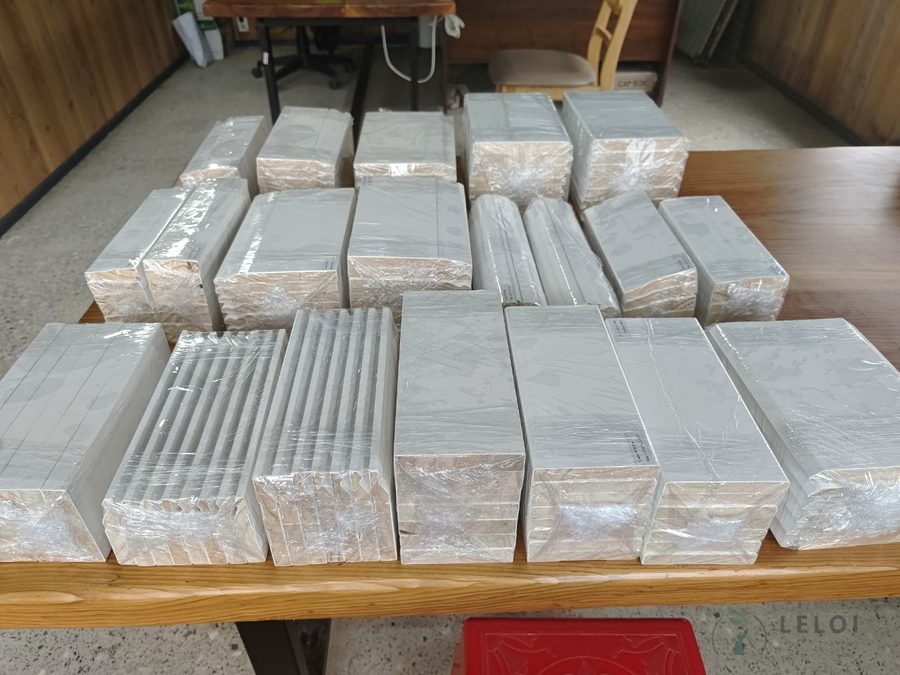 Profile samples — LELOI primed moulding, Vietnam 3